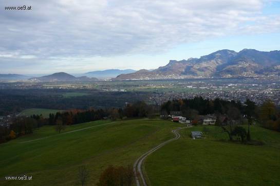 Blick ins Vorarlberger Rheintal 