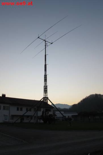  Antenne in der Abenddämmerung