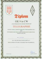 OE9 CW-Diplom