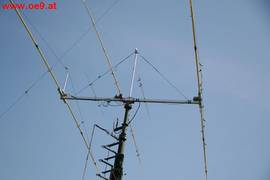 Der Antennemast bei OE9XGV